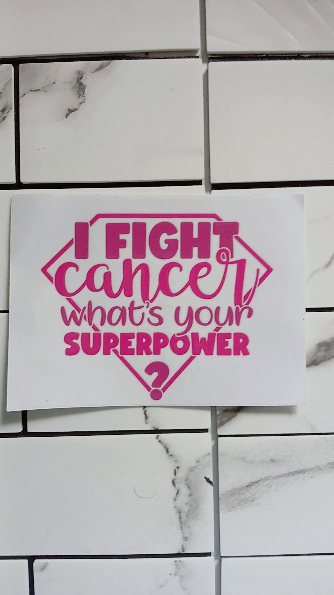 Breast Cancer Awareness UV DTF Stickers